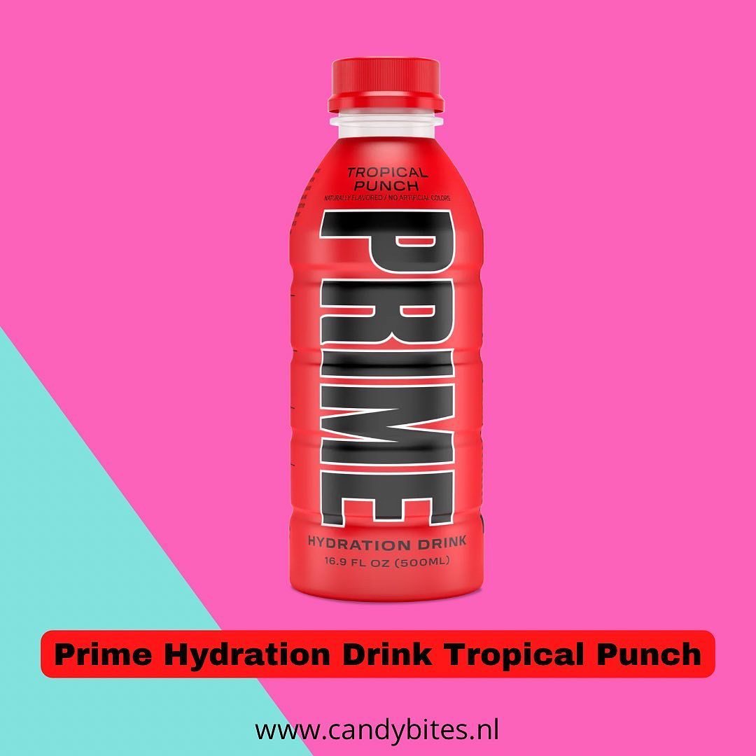 Candy Bites Instagram post: Prime Hydration tropical punch
