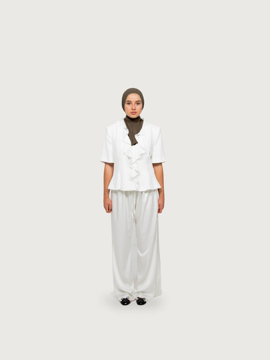 Studio shot recoloured with a truffle Bamboo hijab