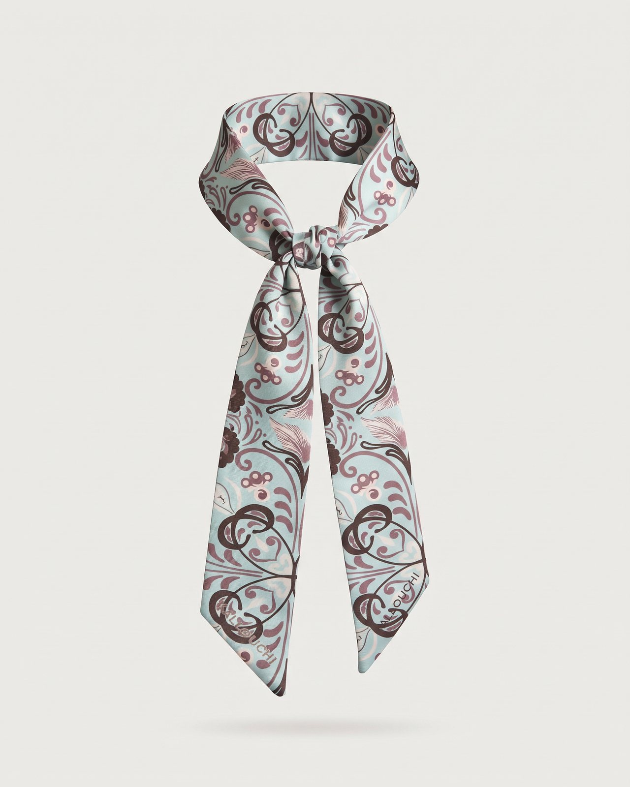 Paisley Kallouchi twilly scarf