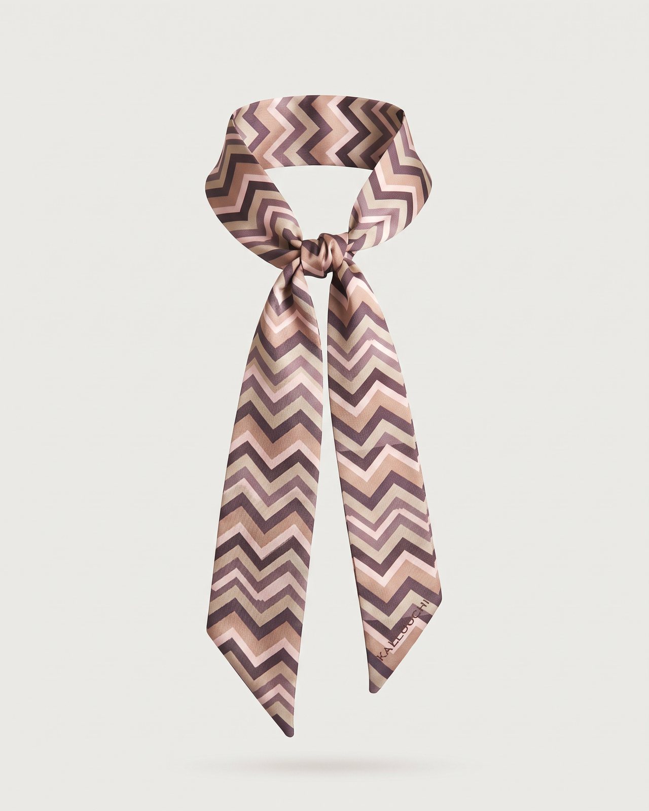 Zigzag Kallouchi twilly scarf
