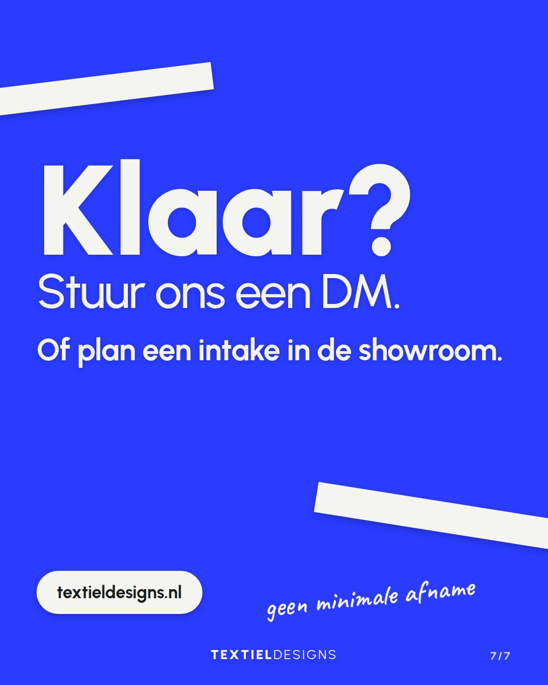 Textiel Designs carousel 'Zo bestel je', slide 7 of 7