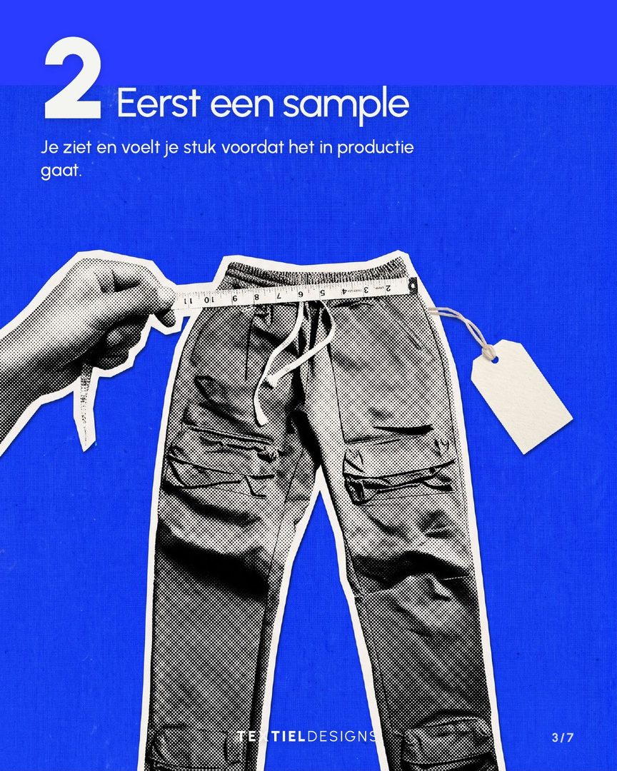 Textiel Designs carousel 'Waarom ons', slide 3 of 7