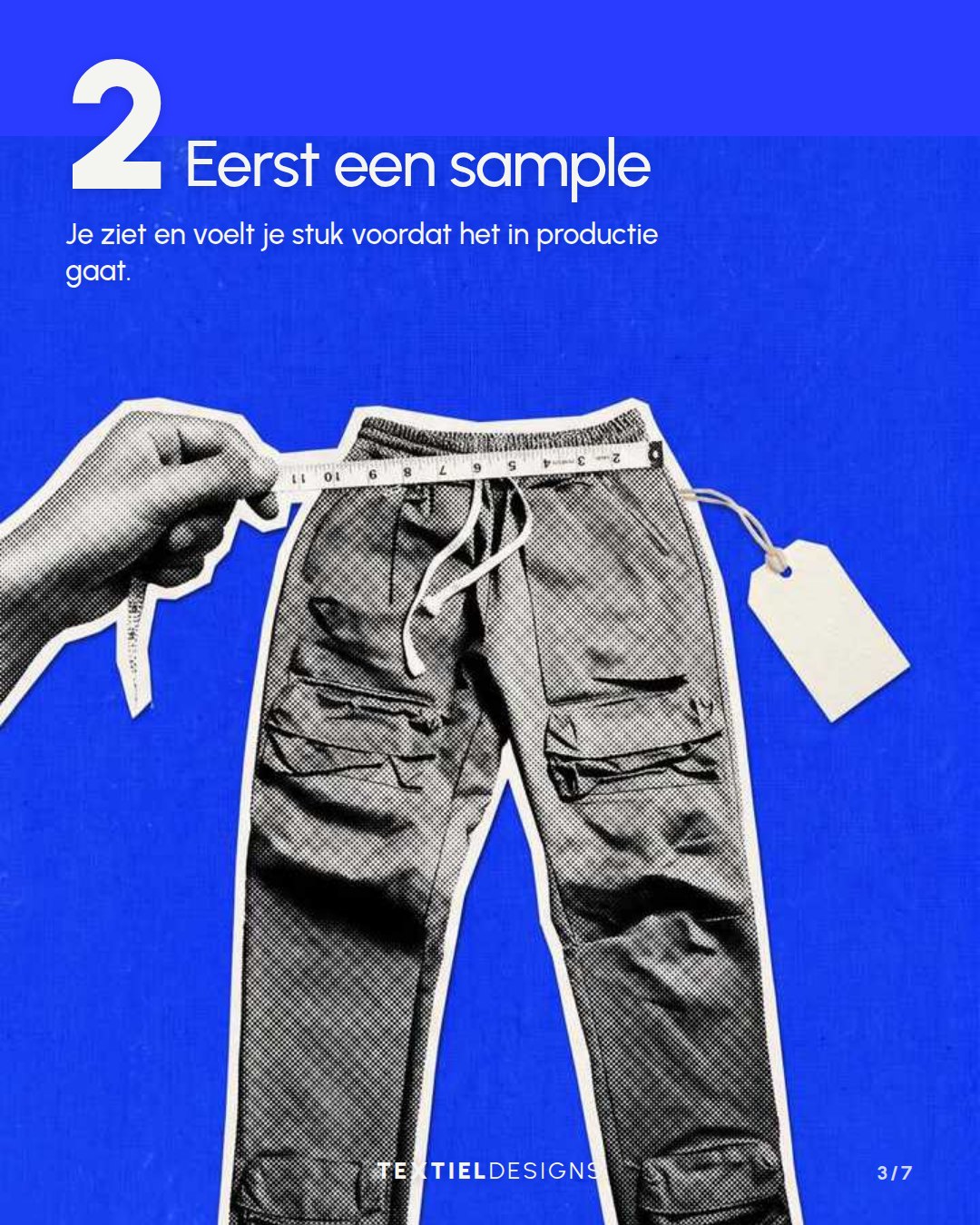 Textiel Designs carousel 'Waarom ons', slide 3 of 7