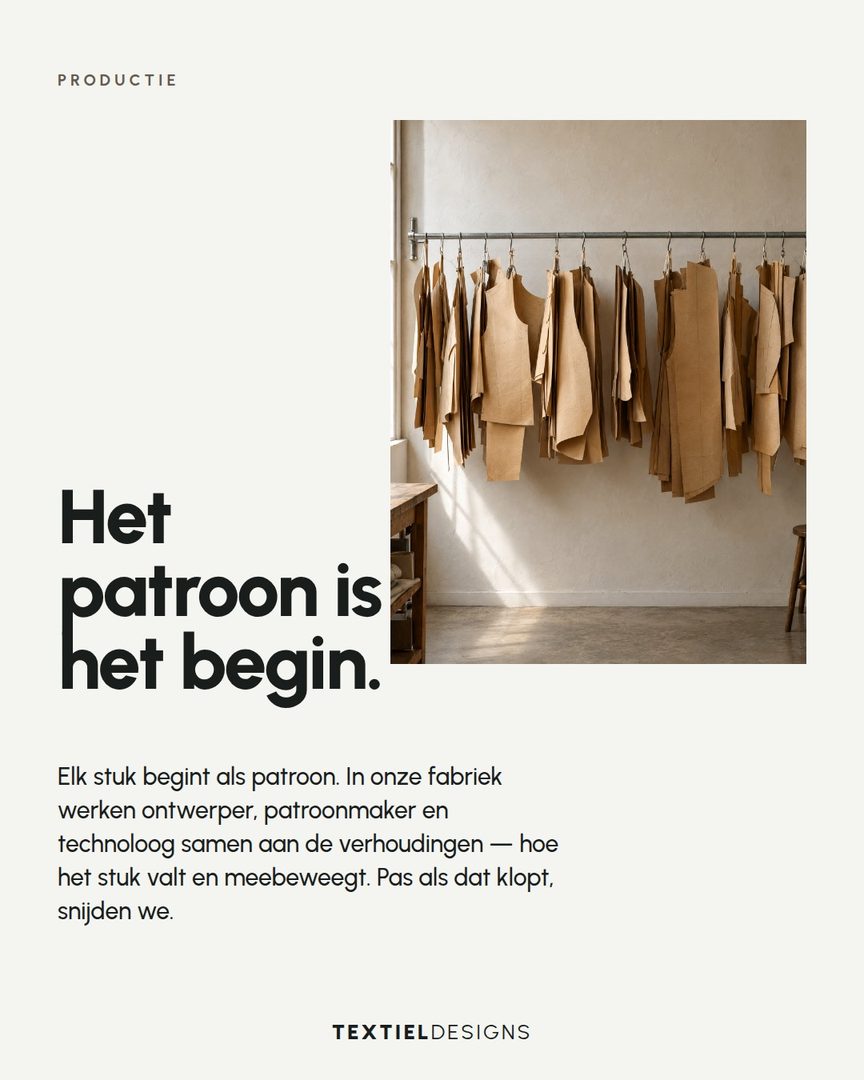 Textiel Designs Instagram post: The pattern is the beginning