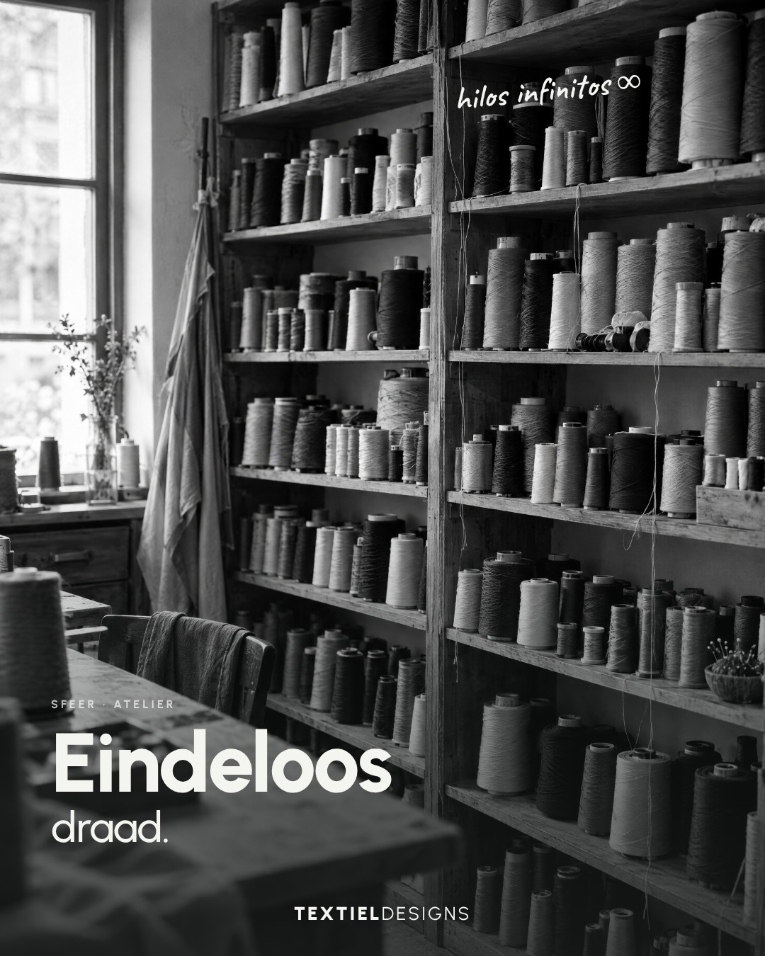 Textiel Designs Instagram post: Endless thread