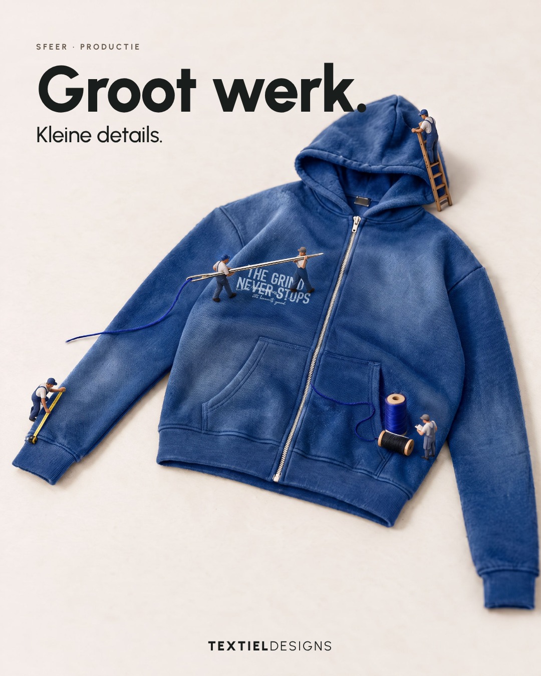 Textiel Designs Instagram post: Big work, small details